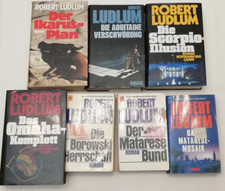 Buchpaket Konvolut 7x Robert Ludlum Ikarus Plan Omaha Komplott Matarese Bund