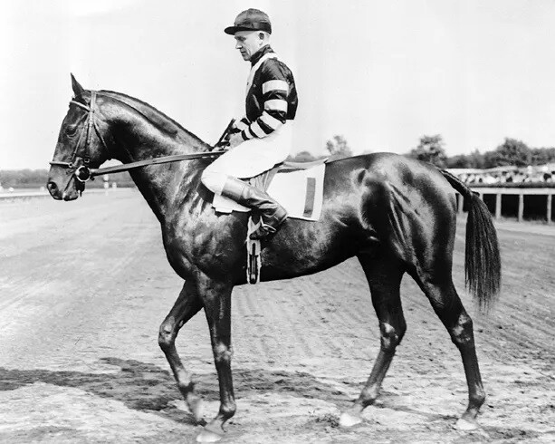 Triple Crown Racehorse War Admiral Charles Kurtsinger 8x10 PHOTO PRINT