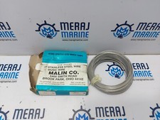 MALIN CO 340510014S Lock Wire Spool 0.51-Dia.35.75FT.SS