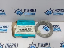 MALIN CO 340510014S Lock Wire Spool 0.51-Dia.35.75FT.SS