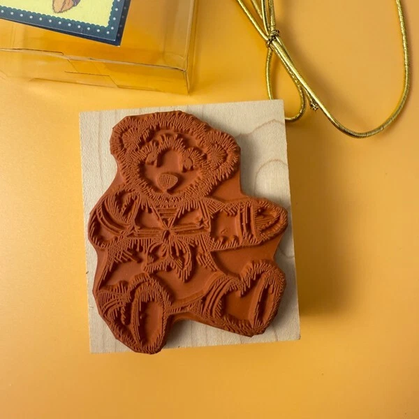 Sello de goma Sailor Bear edición limitada 1996 ~ 2,25" X 2,75" ~ Hero Arts #L1031 Foto 3 de 4