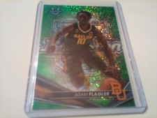 2023 Bowmans BEST University 14/99 GREEN Parallel ADAM FLAGLER Baylor Bears