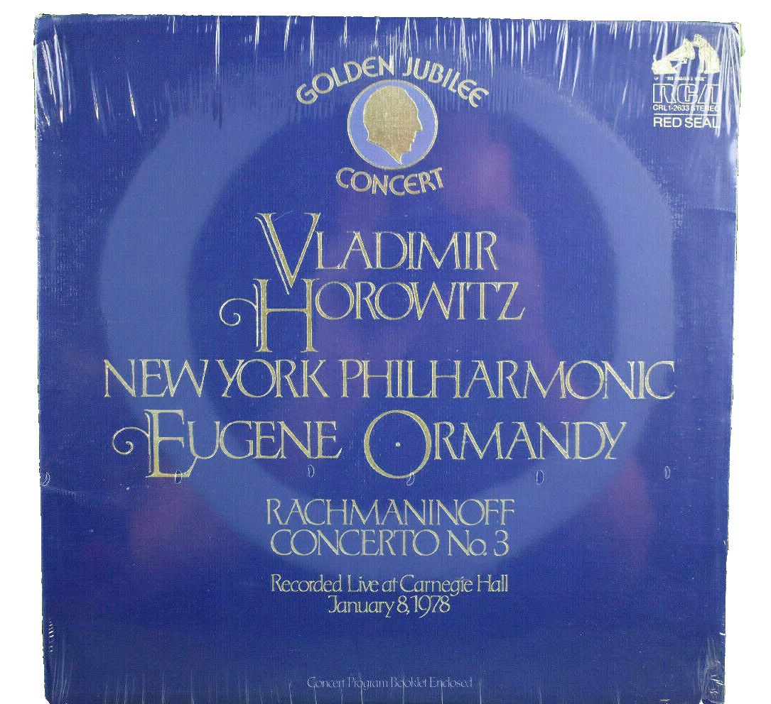 Vladimir Horowitz New York Philharmonic Eugene Ormandy Factory Sealed