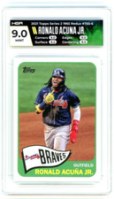 2021 Topps 1965 Topps Redux Ronald Acuna Jr #T65-6 HGA 9 MINT