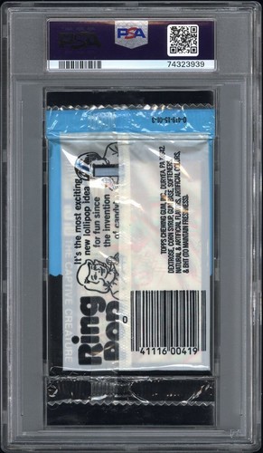 1983 Topps Jaws 3D Cello Wax Pack PSA 8 Pop 🍿5 Only 1 Higher None For sale - Bild 2 von 3