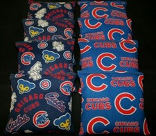 CHICAGO CUBBIE BEAR Cornhole Bean Bags 8 ACA Regulation Toss Bags MLB Fans Gift