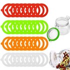 <!--F#f_0-->10Pcs Silicone Replacement Gasket Airtight Rubber Seals Ring for Jar Lids NEW<!--F/-->
