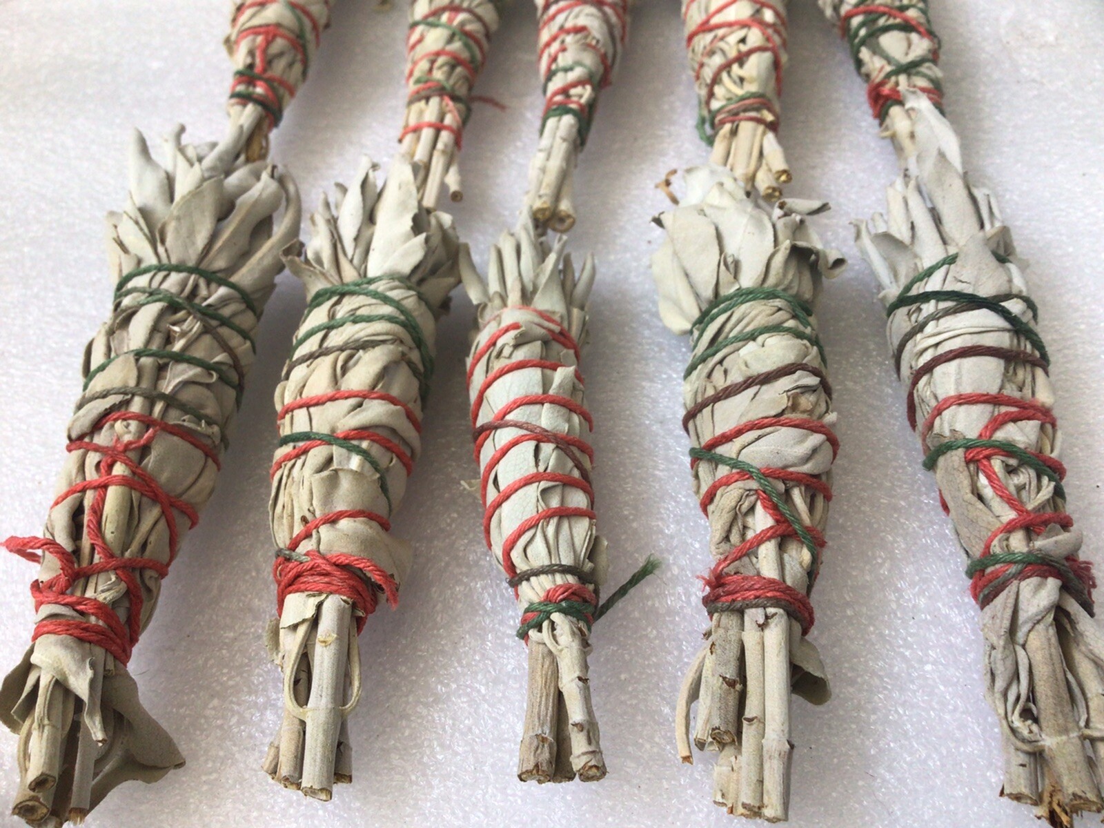 White Sage Smudge Sticks (Salvia Apiana) Between 5 Inch Average