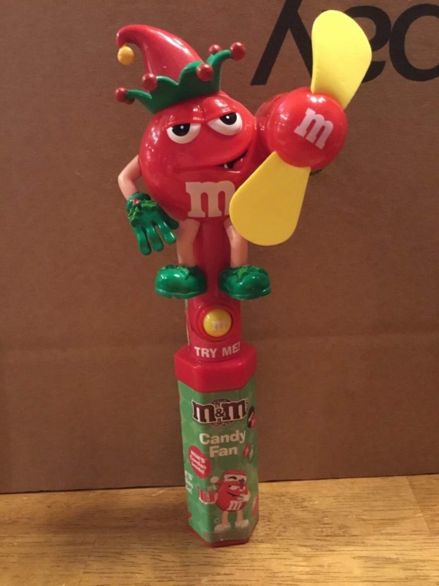 M&Ms Christmas Red Character Candy Fan Dispenser Without Candy | eBay