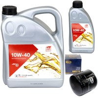 MotoröL Set Febi SAE 10W-40 6 Liter + ÖLfilter SM 112 FüR Jeep Volvo