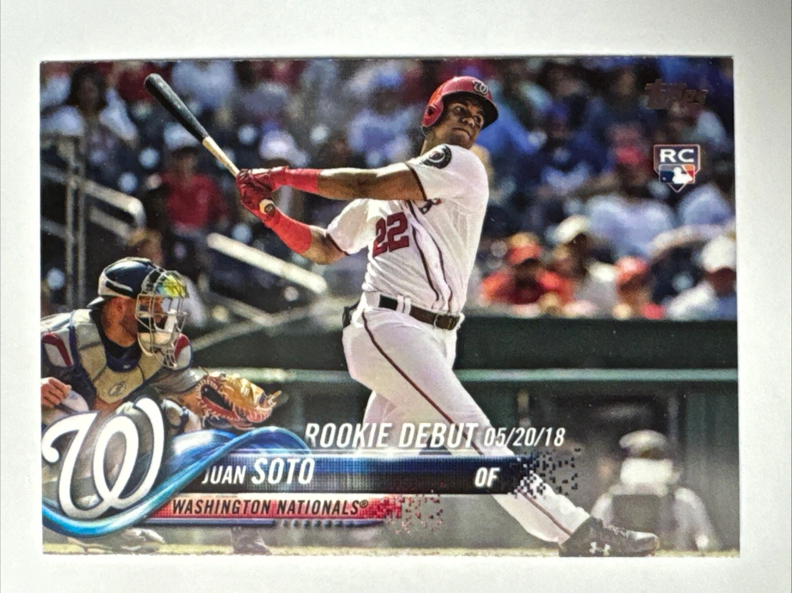 2018 Topps Update Juan Soto #US104 Rookie Debut Card (RC)