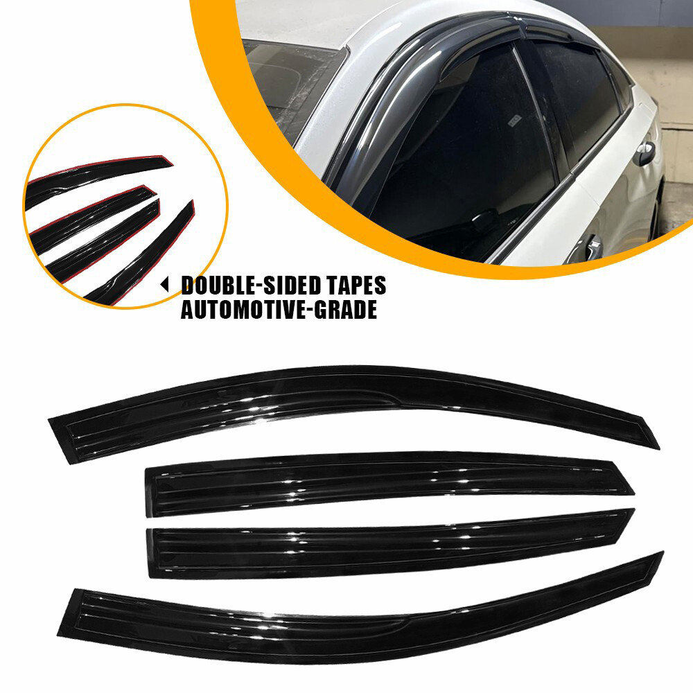 2018-2022 Honda Accord 10th Gen Side Window Vent Visors Rain Guards 2-Piece Set
