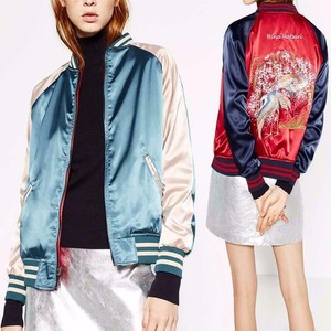 silky bomber jacket womens