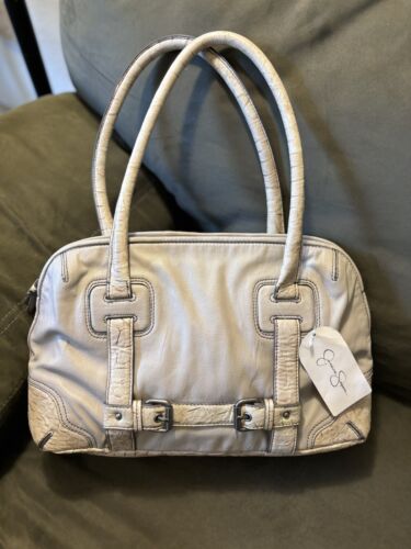 Brand New Jessica Simpson Handbag, Gray/Cream Color - Afbeelding 1 van 9