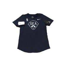 NWT New Seattle Mariners Nike Women's Logo Shirt Top Small