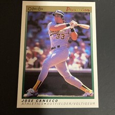1991 O-Pee-Chee Premier - #18 Jose Canseco