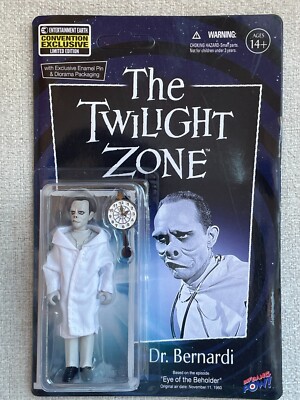 EEE THE TWILIGHT ZONE DR. BERNARDI 3.75'' LIMITED 1000 HORROR ACTION FIGURE NEW