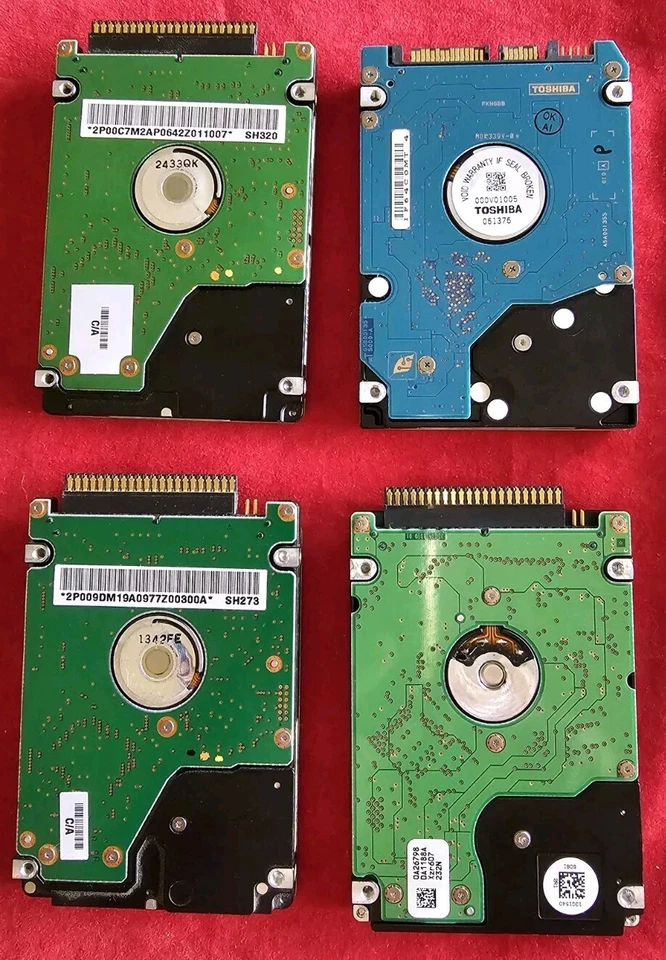 Hitachi 30GB & 60GB & 80GB & Toshiba 40GB 2.5" Hard Drives Preowned 4 Total - Image 2 of 4
