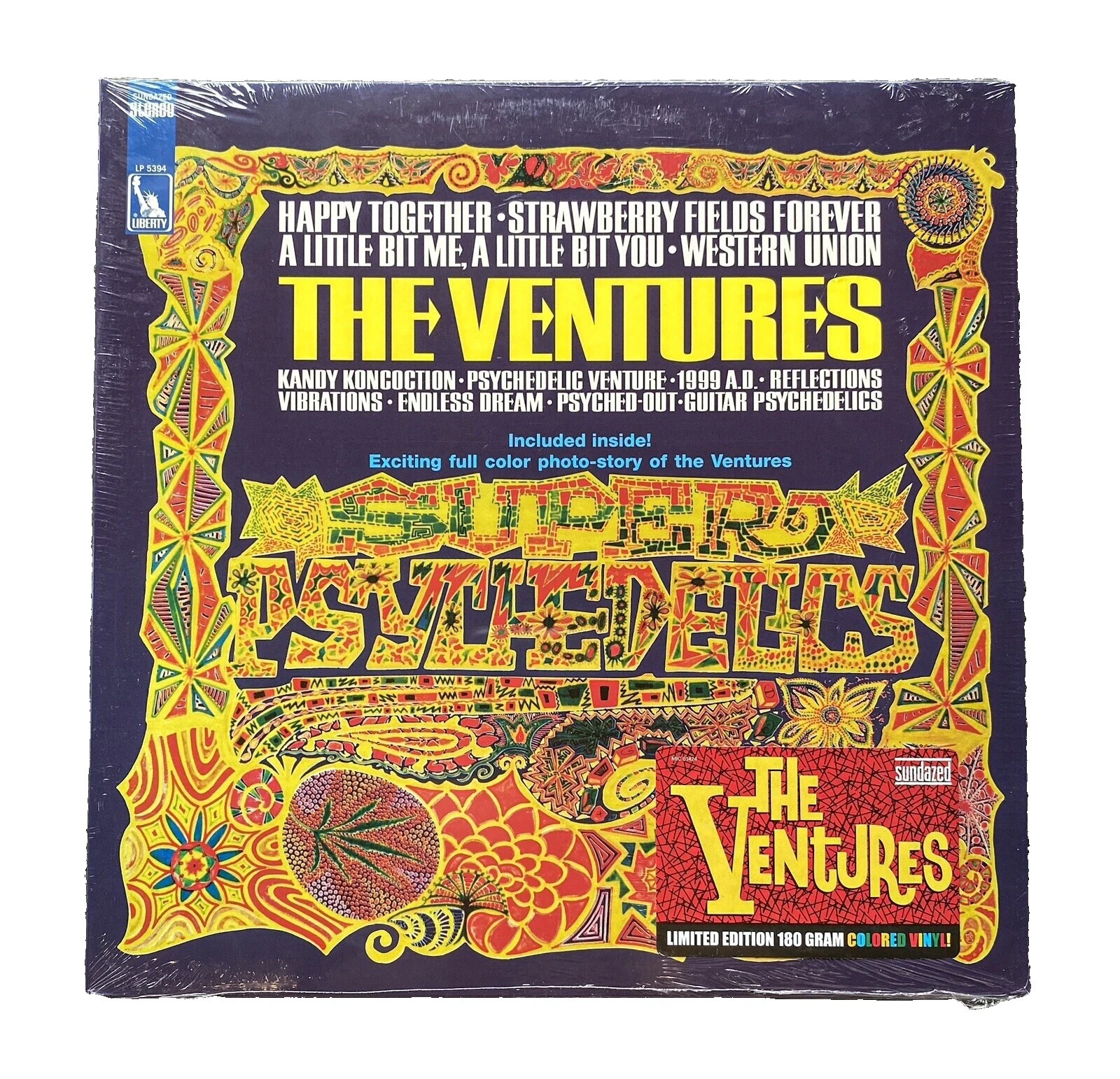 Los discos de vinilo de rock Ventures