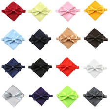 FLIEGE KINDER + EINSTECKTUCH Hochzeit Konfirmation Anzug Krawatte Kinderfliege