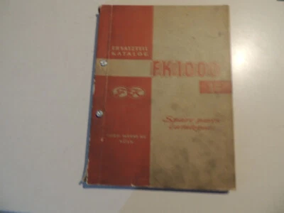 Ersatzteilkatalog Werkstatthandbuch Ford Bus 1,5L FK1000 Ausgabe 1957 Parts List - Bild 1 von 4