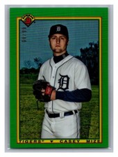 2019 Bowman 1990 Bowman Green Refractor #90B-CM Casey Mize Tigers /99