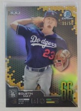 2019 Bowman Chrome DUSTIN MAY Scouts Top 100 Gold Refractor  #/50 - Dodgers