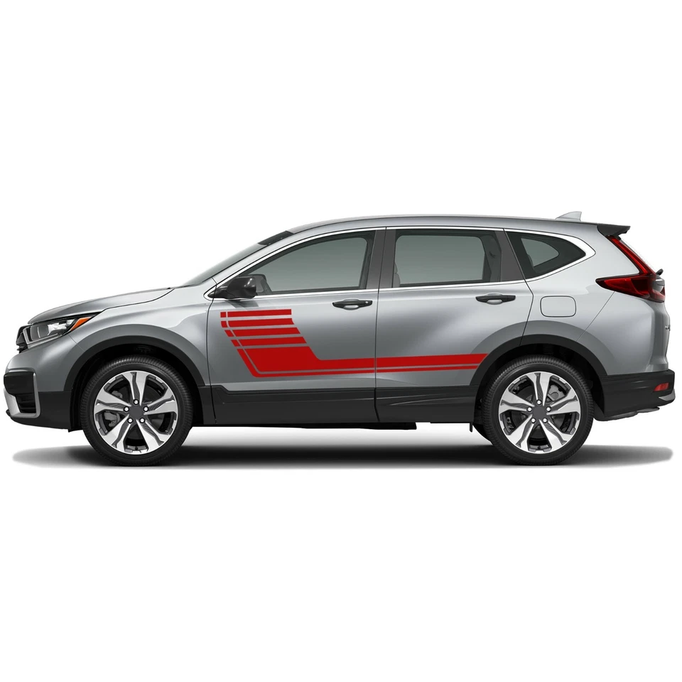 Premium trim level For Honda CR-V Linier graphics stripe decal Sticker 2018-2023 - Image 4 of 4