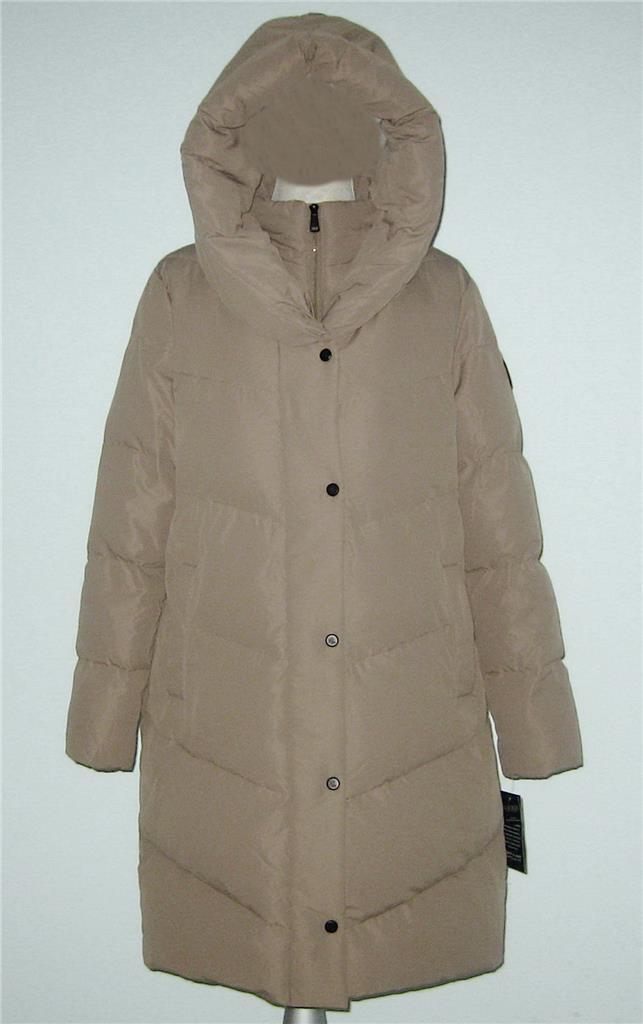 NWT Ralph LAUREN Pillow Collar HOODED Down Feather Quilted PUFFER Coat