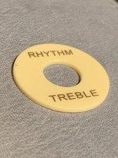 USA Seller Cream Selector Switch Plate Toggle Cover Treble and Rhythm for Gibson