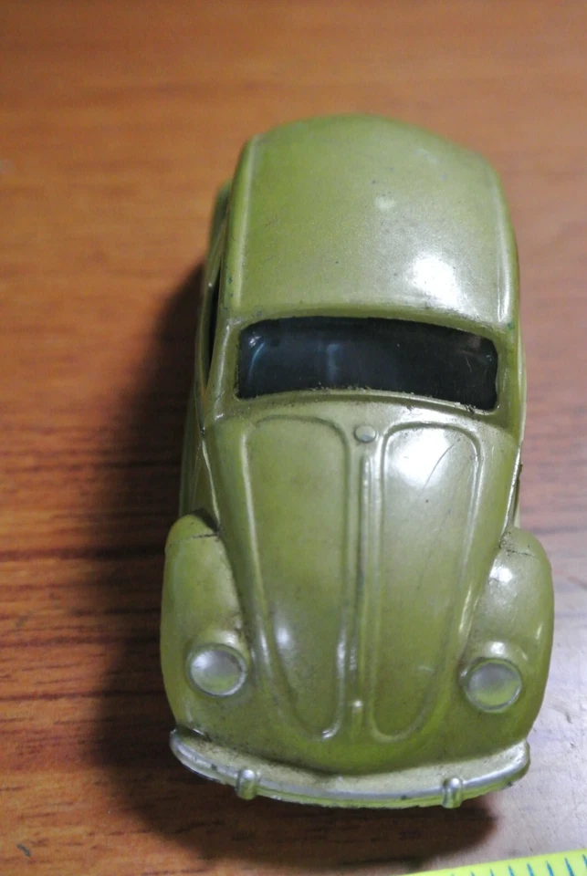 Gama Mini Mod Volkswagen Escarabajo VW Diecast 1:43 Vintage Verde Alemania Occidental Foto 4 de 4