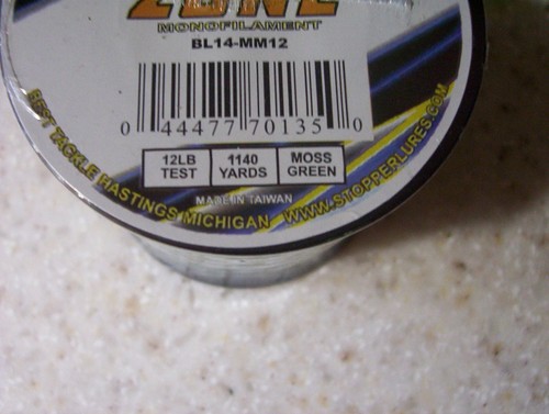 Best Strike Zone 12 Lb Test Fishing Line BL14-MM MOSS GREEN 12 0.35MM 1140 YARDS - Picture 5 of 6