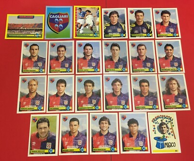 RARE LOT 6 Stickers Calcio 95 Merlin Figurine Sans Doubles