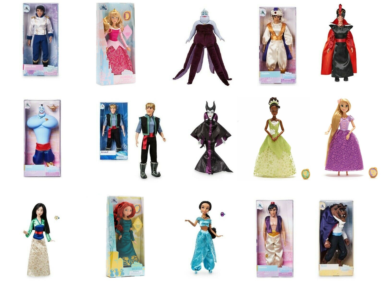 aladdin muñecos disney