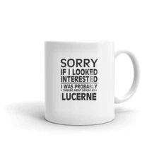 Thinking About Driving My Lucerne Tea Coffee Ceramic Mug Office Work Cup 