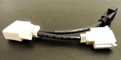 Fujitsu Siemens DVI zu DVI & VGA Dual Monitor Splitter Y Kabel T26139-Y3957-V201