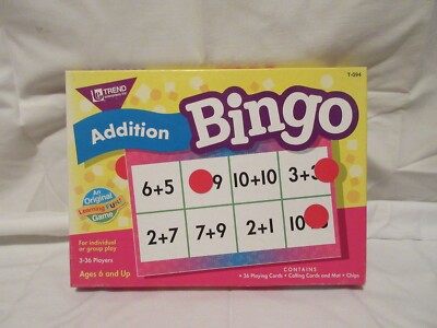 TREND Enterprises Beginner Bingo 1 Bingo Games Combo Set 8-1/2 x 7-3/4 x 10-1/4 in TREND Enterprises Beginner Bingo 1 Bingo Games Combo Set 8-1/2 x 7-3/4 x 10-1/4 in