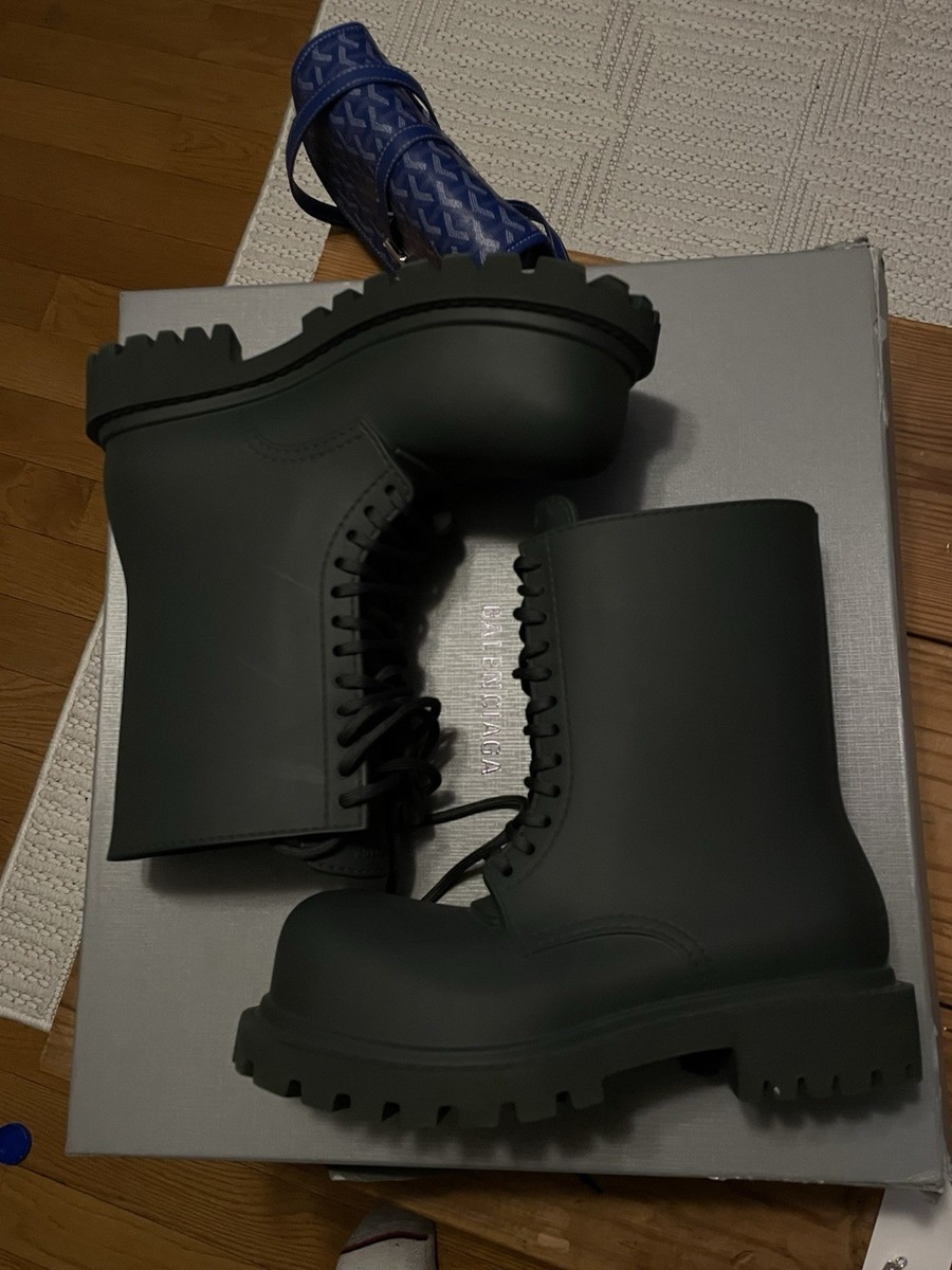 Size 40 Tried On Balenciaga Steroid Boots Khaki $1,300