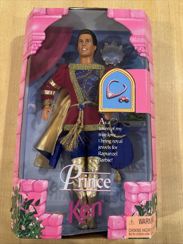 NRFB 1997 Classic Rapunzel Fairy Tale Prince Ken. #18080. Handsome!  Mint