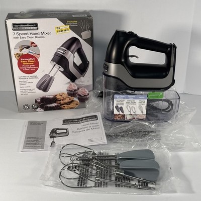 Hamilton Beach Professional 7-Speed Hand Mixer - Black