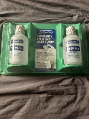 Physicians Care Emergency Eye & Face Wash Station 2 16 Oz. Bottles