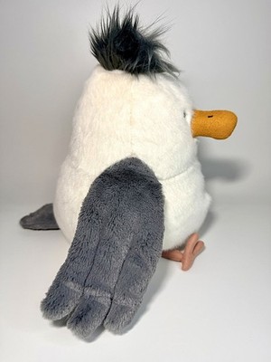 Jellycat Chip Seagull Plush Medium Soft Toy White Gray Bird Sea