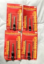 Vintage Columbia Minerva Deluxe Rug Needle Punch Hook Hooking Tool Set Lot Of 4
