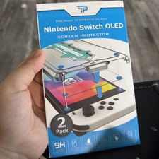 2-Pack Tempered Glass Screen Protector For Nintendo Switch Oled