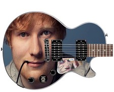 Ed Sheeran Bad Habits Signed Gibson Epiphone Les Paul Graphics Guitar ACOA