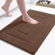 Buganda Bathroom Rugs 24 X 16 Soft And Absorbent Microfiber Bath Rugs Non-Slip