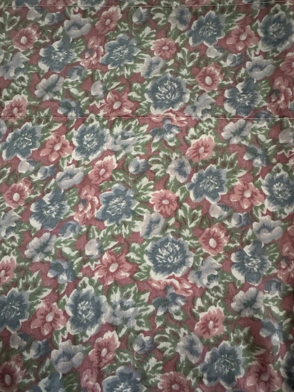 Flower Print CottonShower Curtain Matching Window Rod Pocket Valance Custom Made