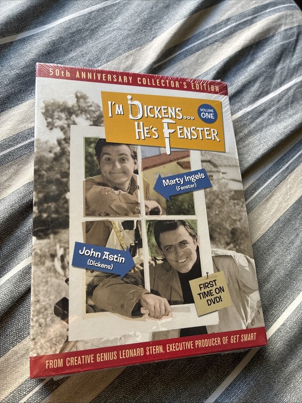 I'm Dickens He's Fenster Anniversary Collector's Edition DVD Signed Marty Ingels