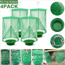 4 Pcs The Ranch Fly Trap Outdoor Fly Trap Killer Bug Net Cage Perfect for Horses
