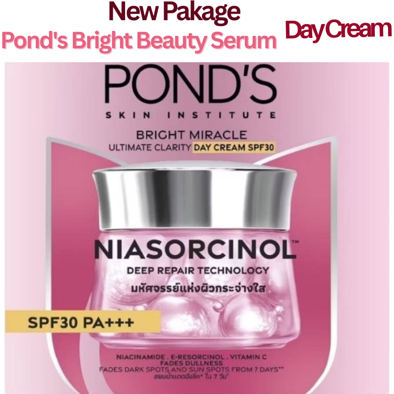 POND'S Bright Beauty Serum Day Cream Skincare Face SPF30 PA+++ 45